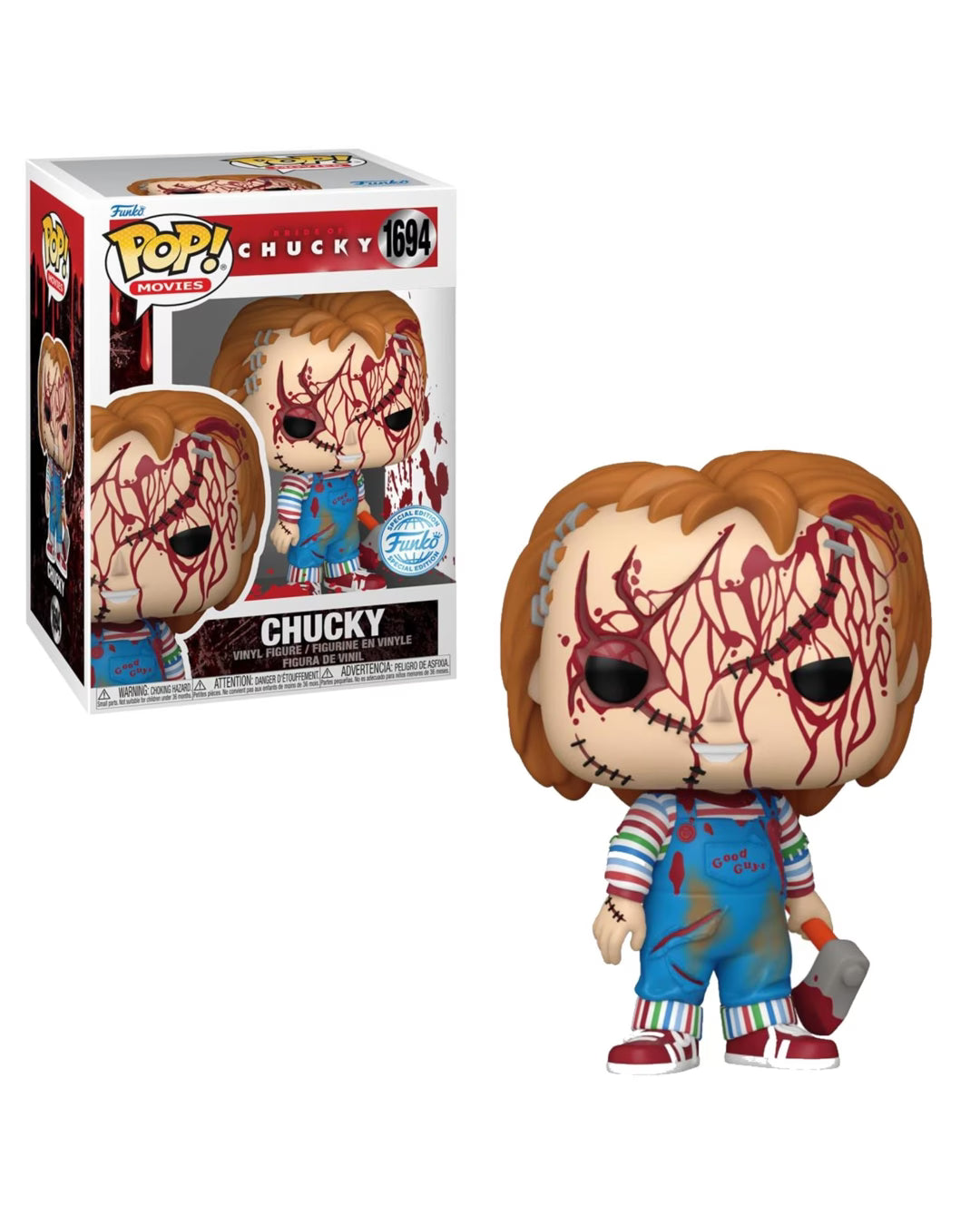 Bride of Chucky Chucky - Battle Damaged - Funko POP! Vinyl