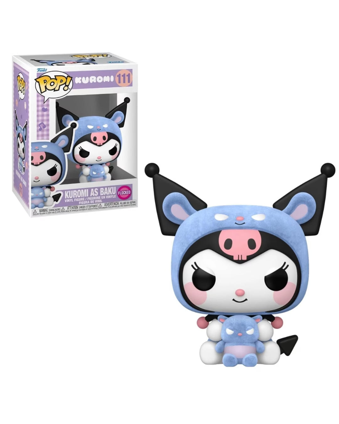 Hello Kitty Kuromi as Baku Flocked Funko POP! Vinyl