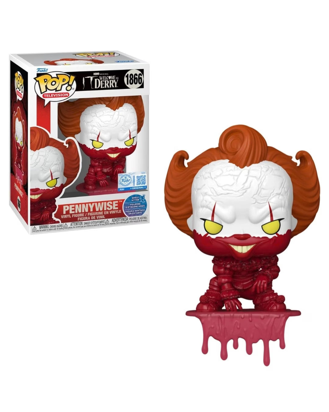 IT: Welcome to Derry Pennywise US Exclusive Funko POP! Shelf Sitter Vinyl