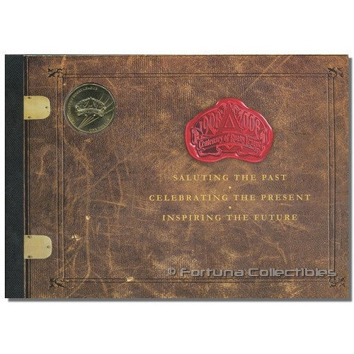 2008 $1 Centenary of Rugby Coin & Stamp Prestige Booklet