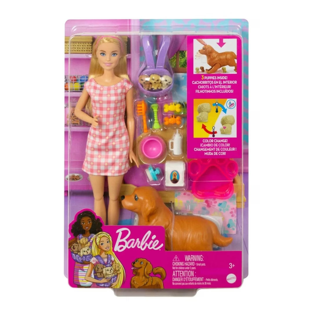 Barbie Newborn Pups Playset