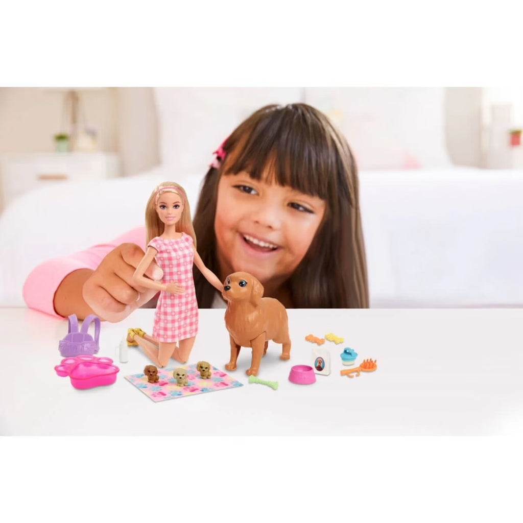 Barbie Newborn Pups Playset