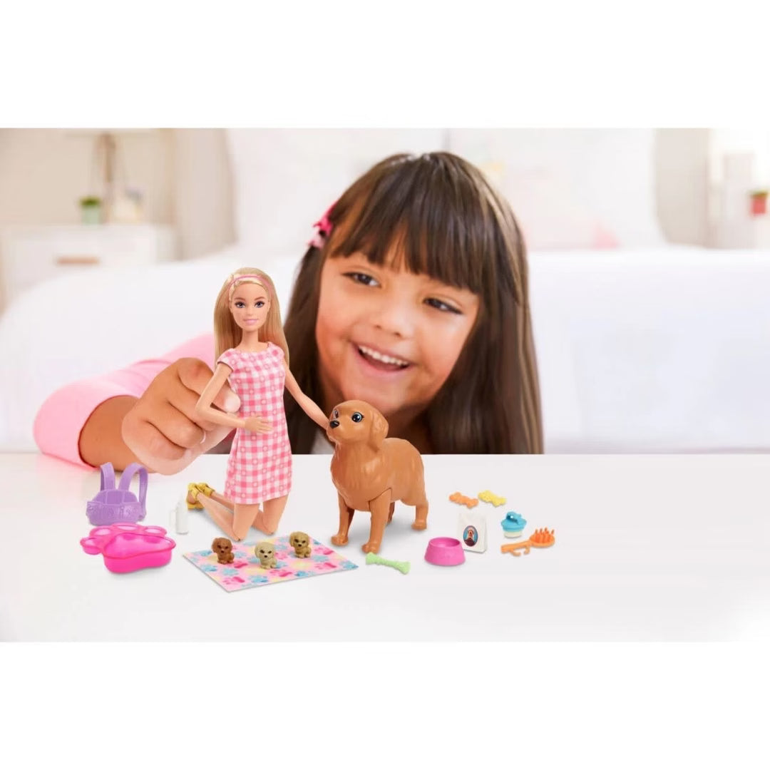 Barbie Newborn Pups Playset