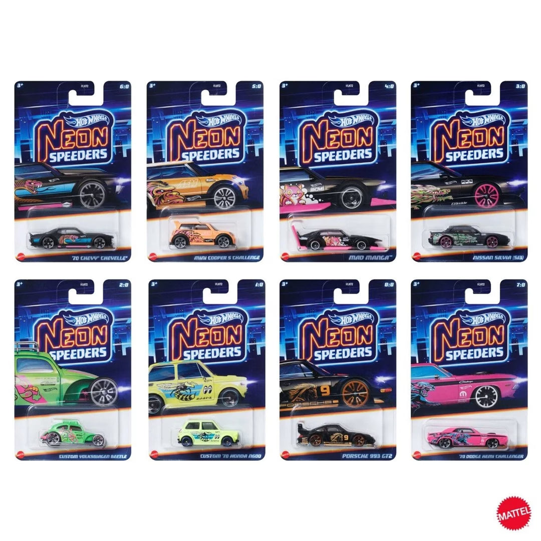 Hot Wheels Neon Speeders 1:64 Scale Car - Assorted