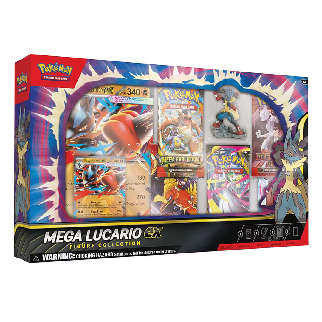 Pokemon Trading Card Game: Mega Lucario ex Figure Collection