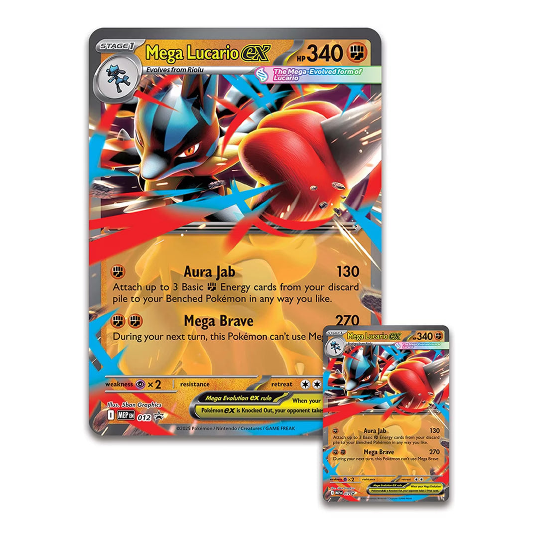 Pokemon Trading Card Game: Mega Lucario ex Figure Collection
