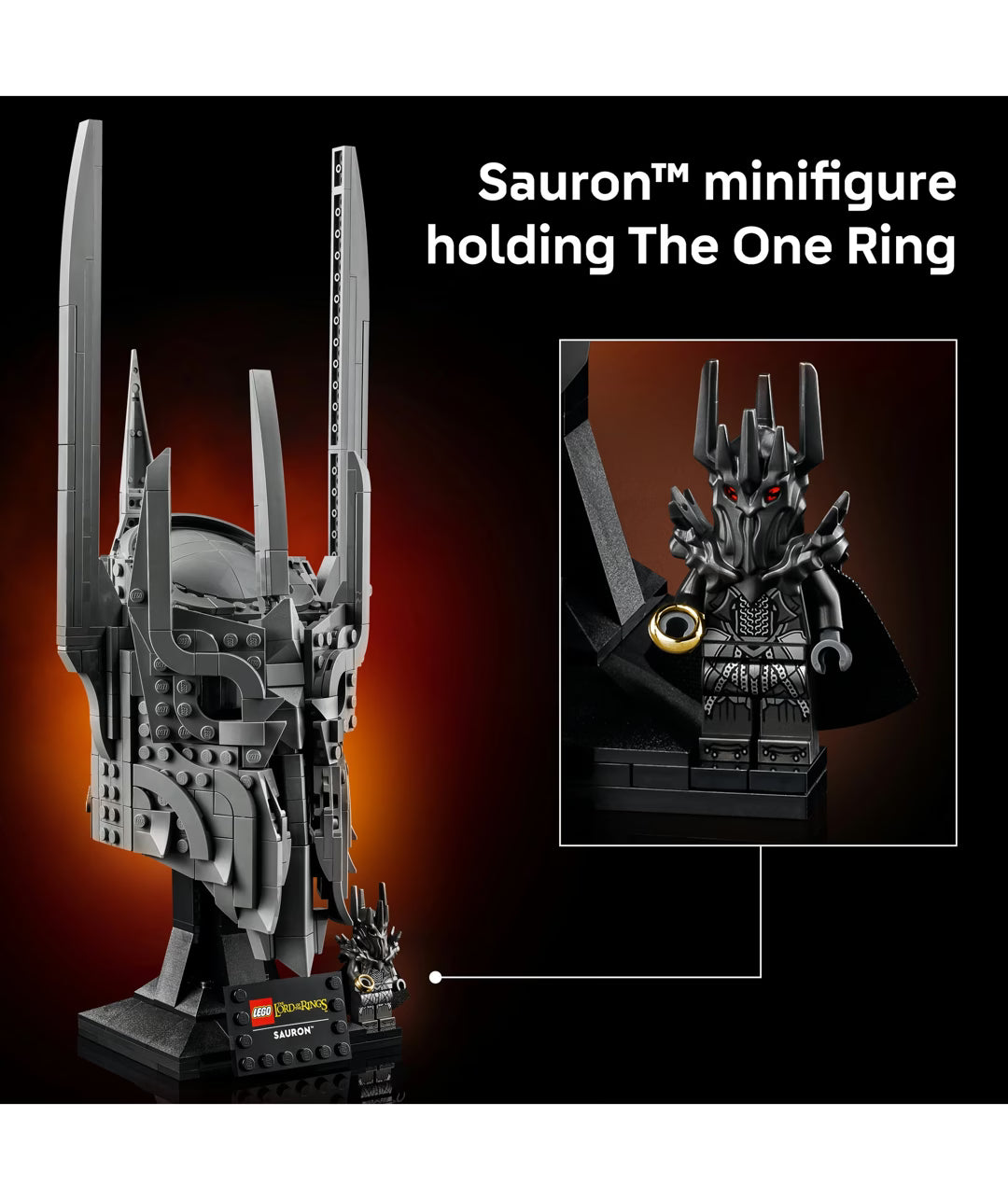 LEGO Icons The Lord of the Rings: Sauron's Helmet 11373