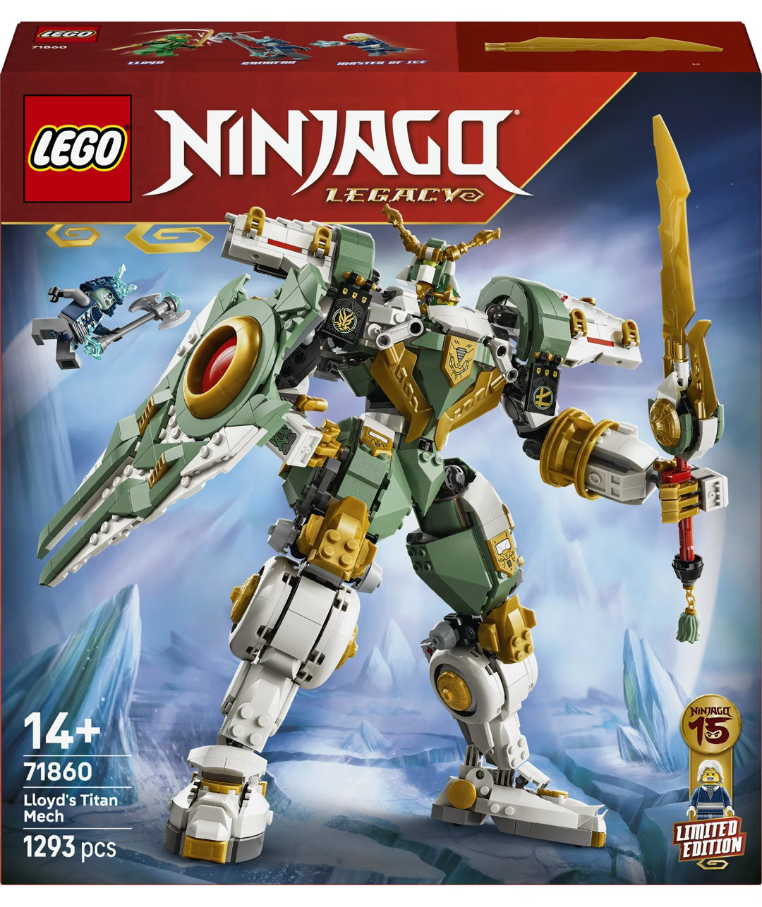 LEGO NINJAGO Lloyd's Titan Mech 15th Anniversary 71860