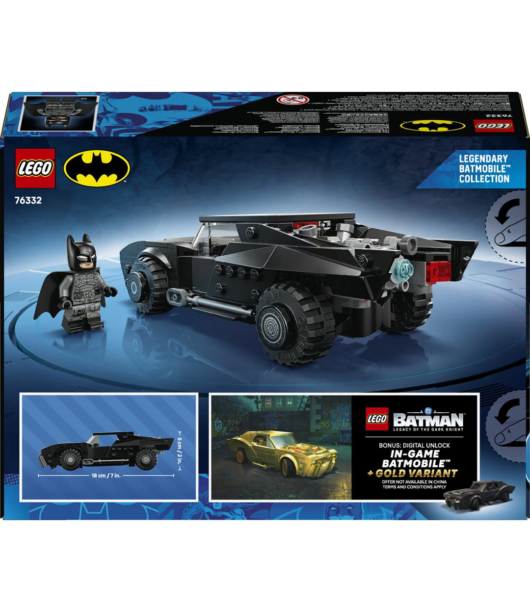 LEGO Super Heroes DC The Batman Batmobile 76332