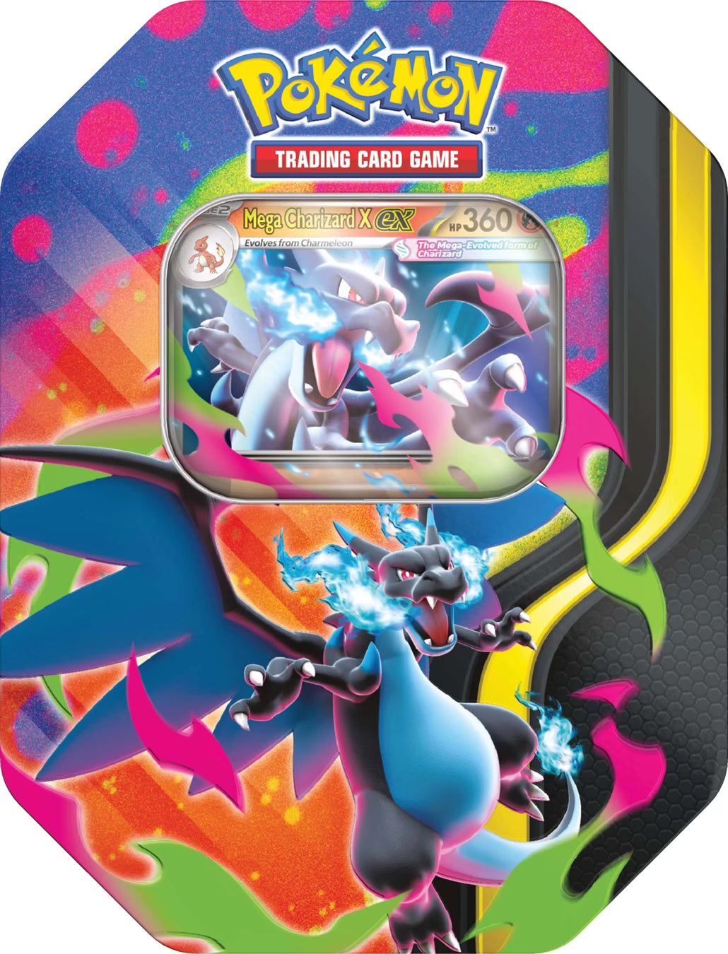 Pokemon Trading Card Game: Mega Charizard Tin - Assorted