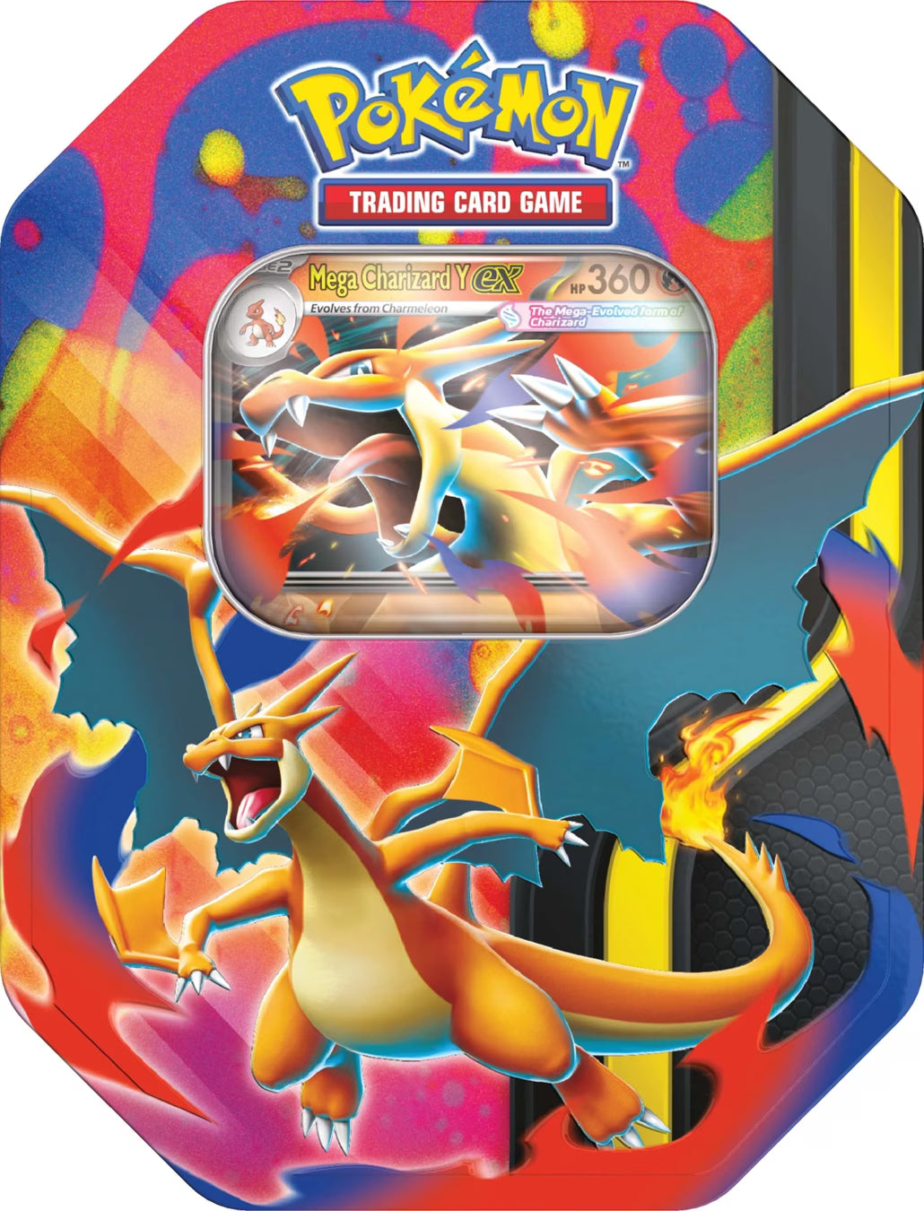Pokemon Trading Card Game: Mega Charizard Tin - Assorted
