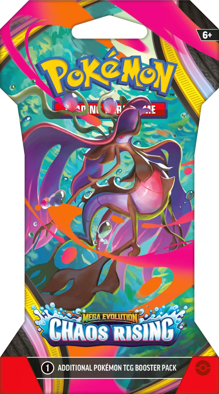 Pokemon Trading Card Game: Mega Evolution - Chaos Rising Sleeved Booster - Assorted