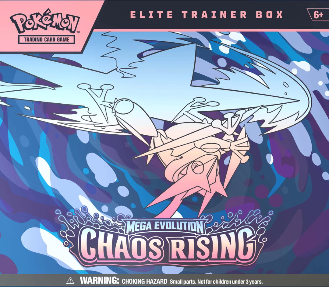 Pokemon Trading Card Game: Mega Evolution Chaos Rising Elite Trainer Box