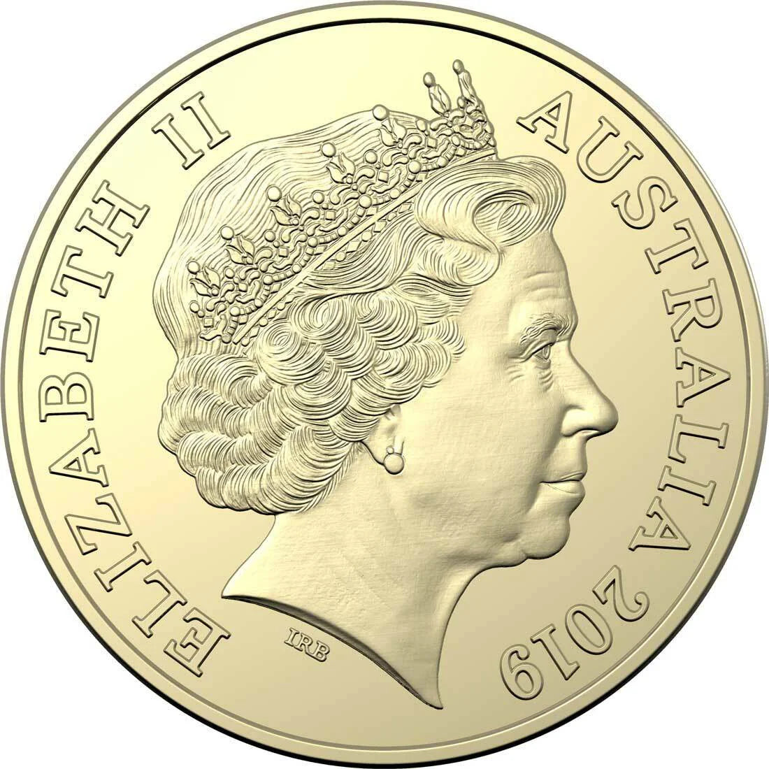 2019 $2 AlBr Coloured Uncirculated Coin – Wallabies Rugby Australia