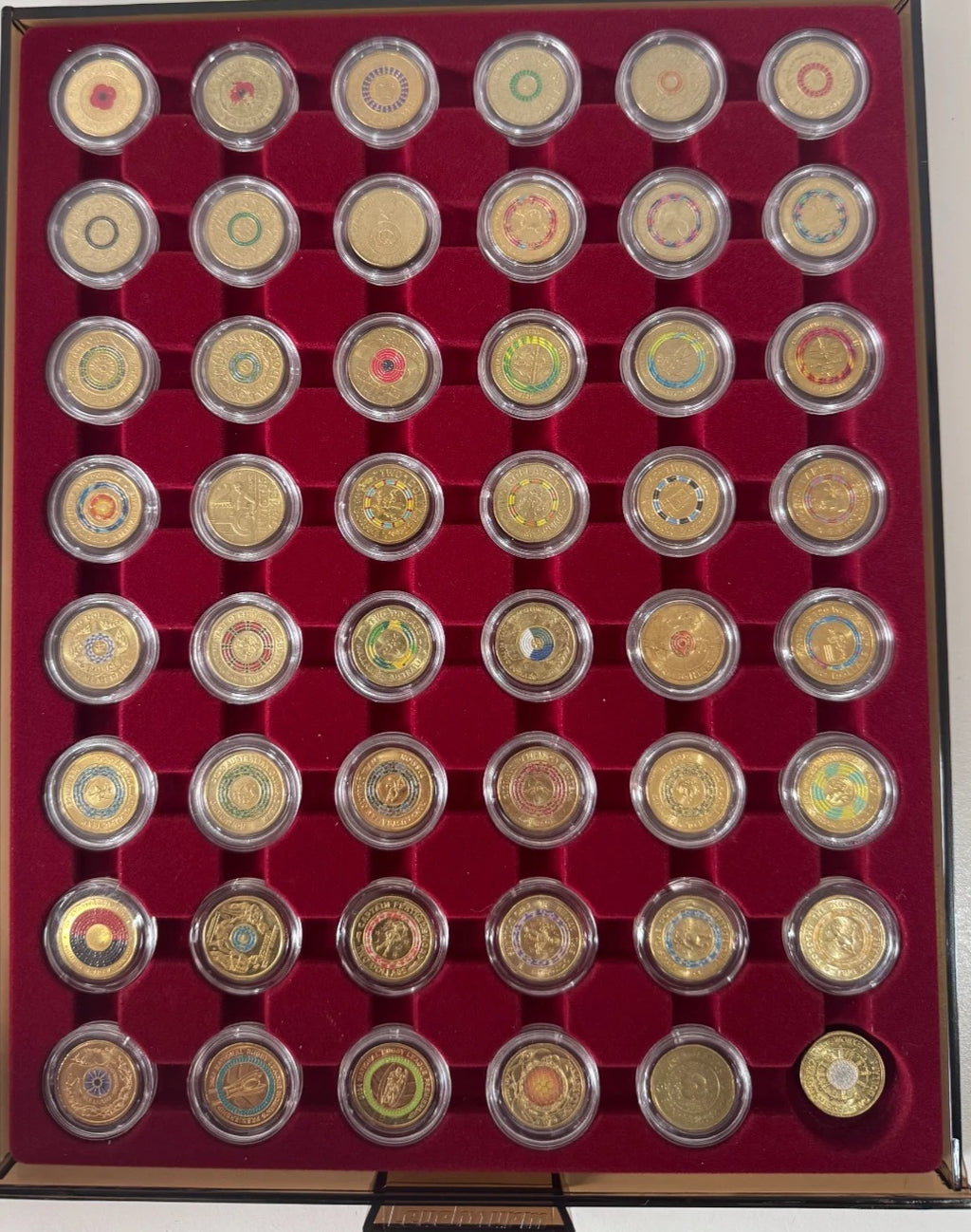 2012 - 2025 $2 Coin collect in folder - Unc red Poppy Plus More